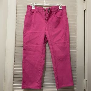Chaps Pink Ankle and Cropped Women Pants EUC